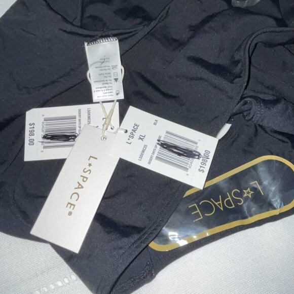 NWT L*Space Desert Days One Piece Swimsuit in Black Size XL - Picture 4 of 4